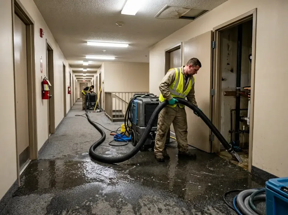 multi-unit-apartment-hallway-f-005 — frequently asked questions, Emergency Burst Pipe Water Extraction & Removal in Monessen…